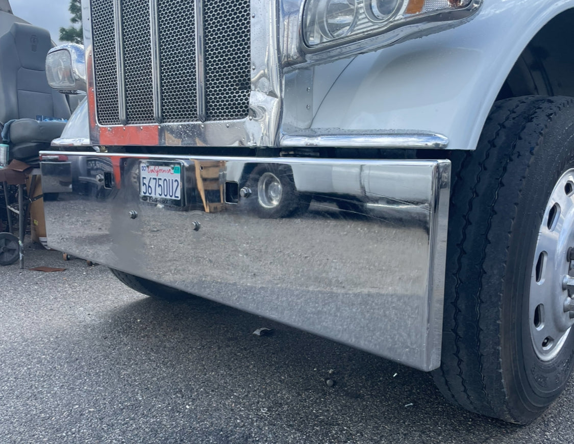 20” Chrome Bumper W/ Tow Holes