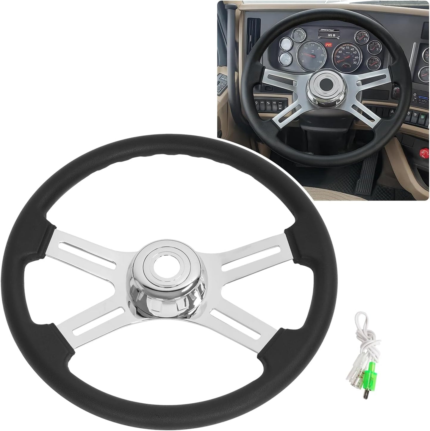 Black Steering Wheel