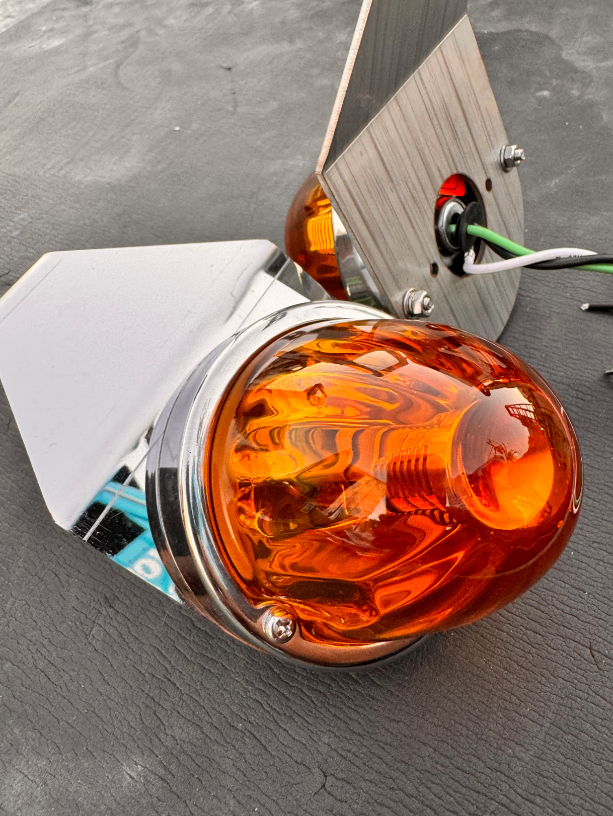 Watermelon Mirror Brackets W/ Super Bright LED's