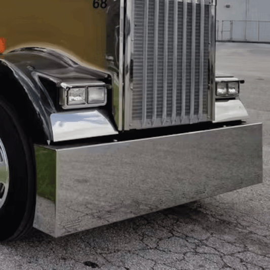 Valley Chrome American Eagle Tapered Bumper - Peterbilt Kenworth Freightliner